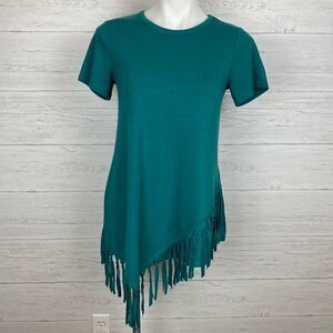 Serena Williams Asymmetric Fringe Statement Tee
